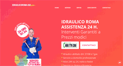 Desktop Screenshot of idraulicoroma.biz